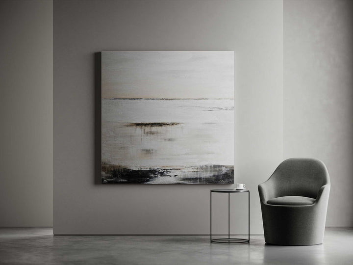 Strand kunst aan de muur