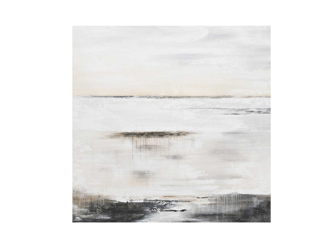Strand kunst aan de muur