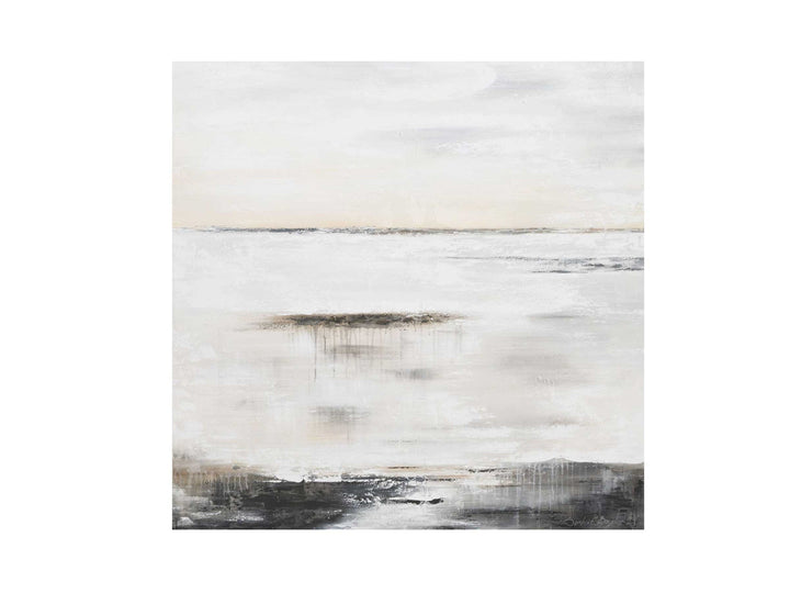 Strand kunst aan de muur