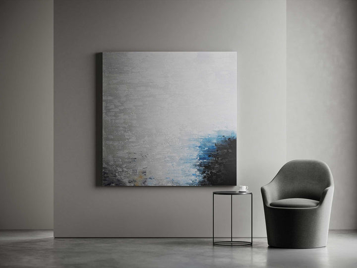 Bewolkte kunst aan de muur