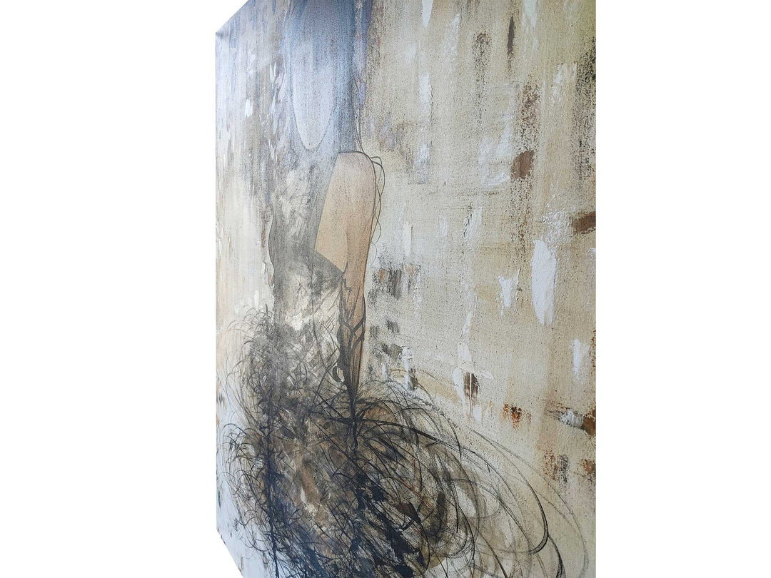 Mode kunst aan de muur