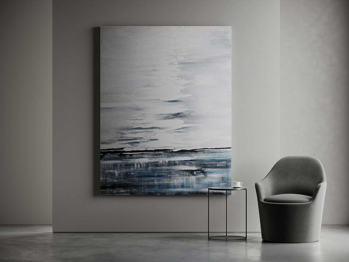 Horizon kunst aan de muur