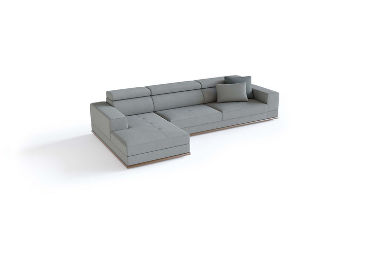 Met uitschuifbare bank met chaise longue