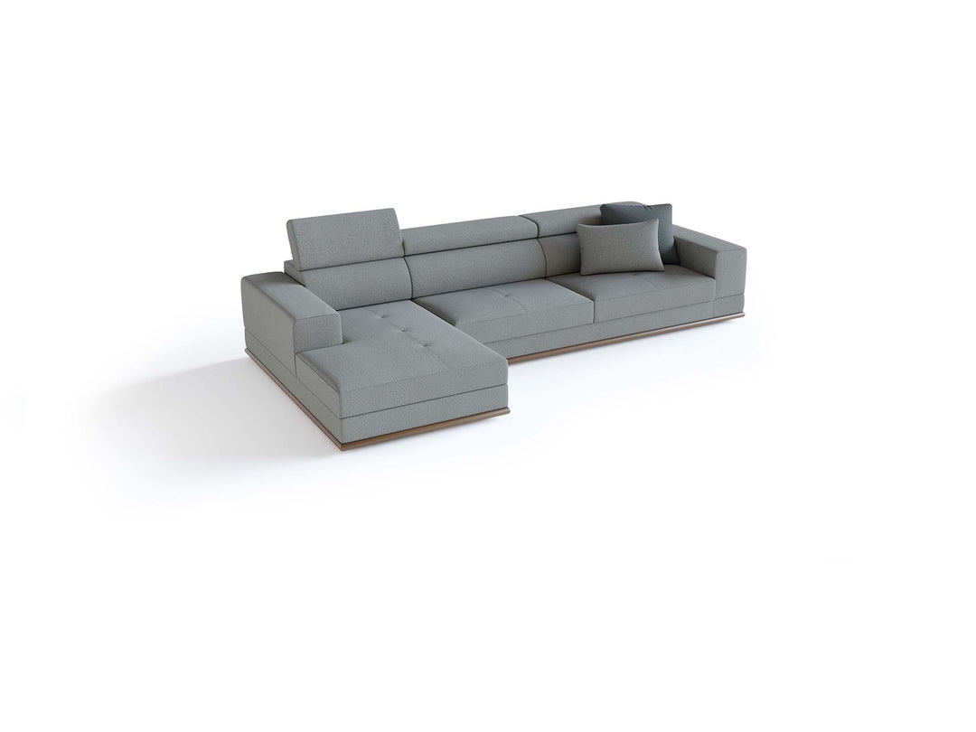 Met uitschuifbare bank met chaise longue