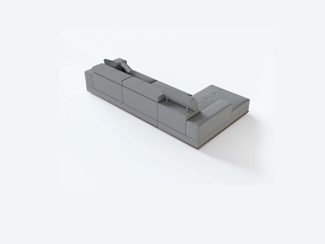 Met uitschuifbare bank met chaise longue