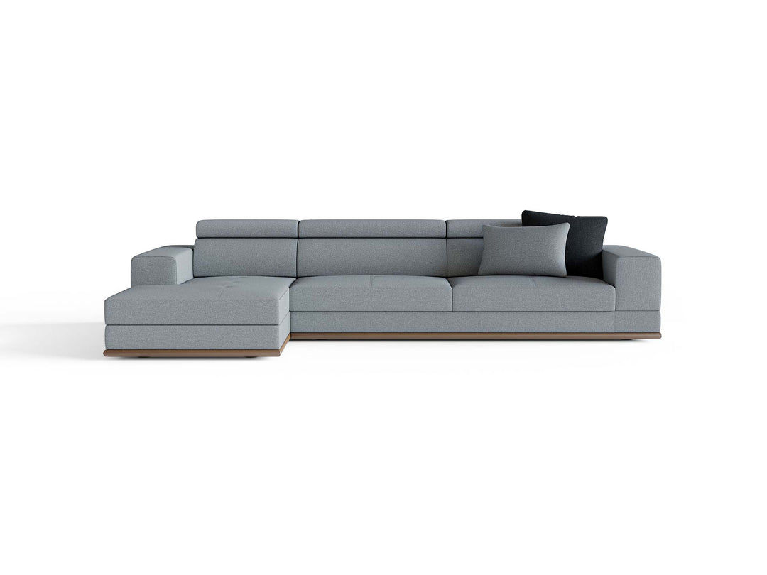 Met uitschuifbare bank met chaise longue