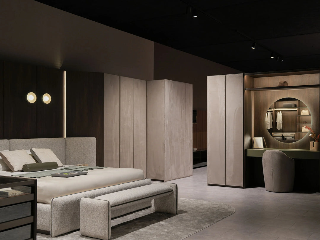 FERMA Upholstered Door Wardrobe Corner