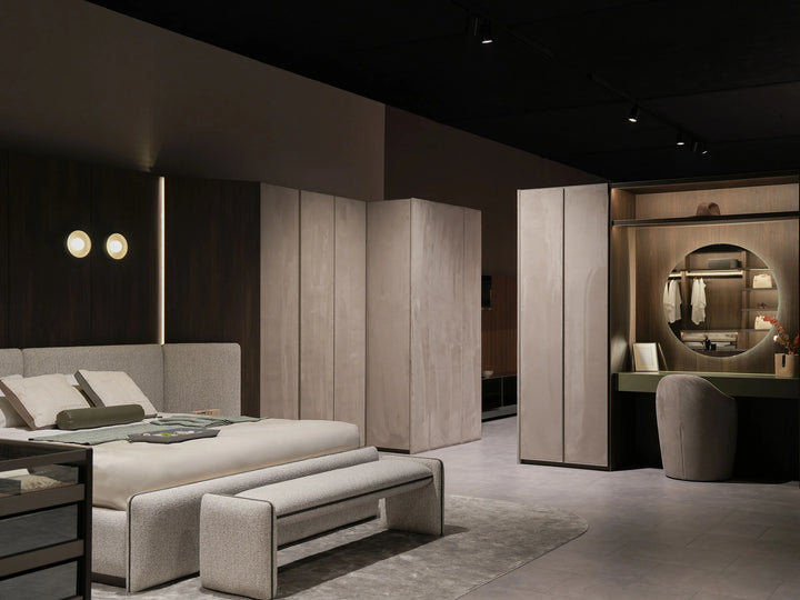 FERMA Upholstered Door Wardrobe Corner