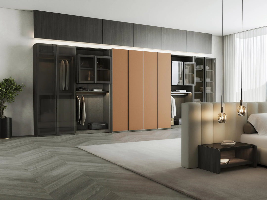 FERMA Upholstered Door Wardrobe Corner