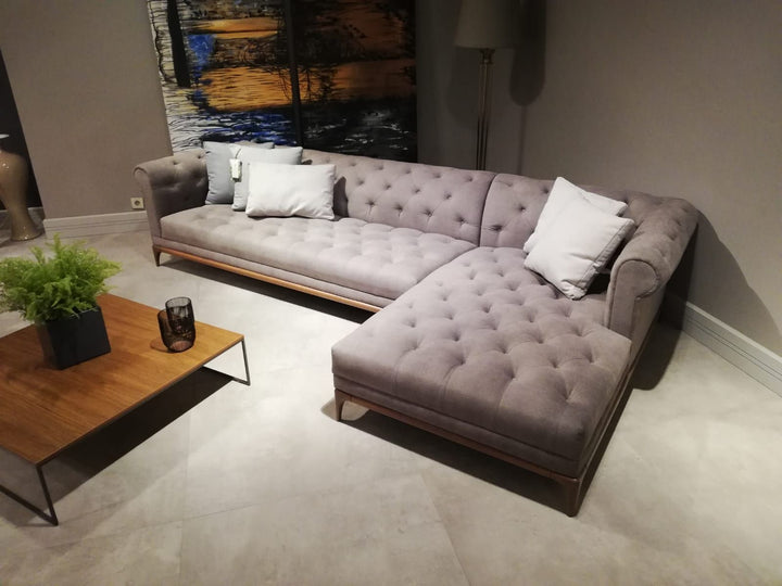 Modern Chester 3-Seater Chaise Sofa