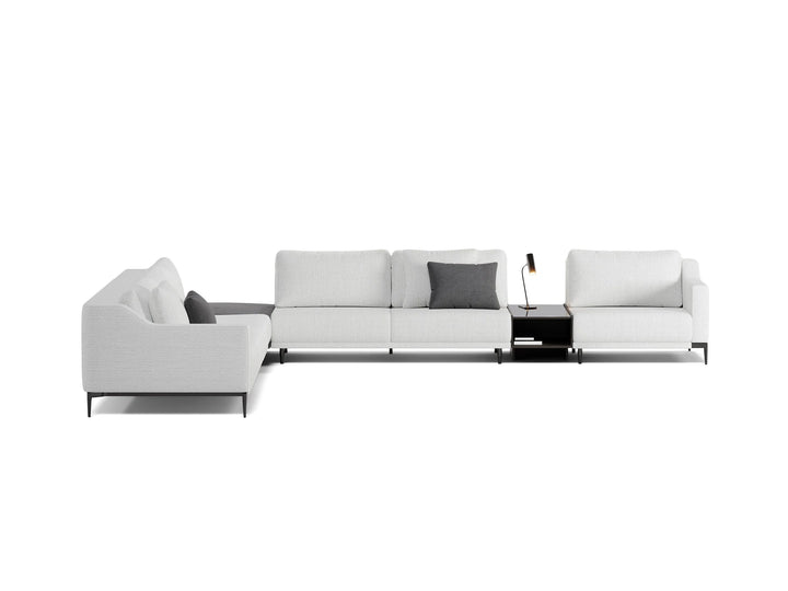 Milda Open Corner Sofa with Table