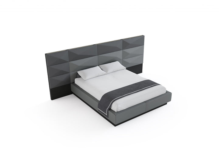 Hexa Bed with Asymmetrical Extensions (4 Levels) including 3 nigthstands