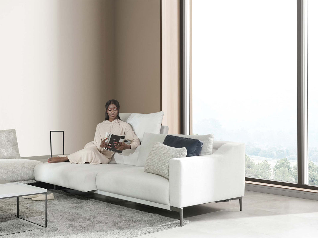 Milda Open Corner Sofa with Table